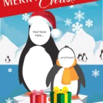 Personalised Funny Penguins Giant Card