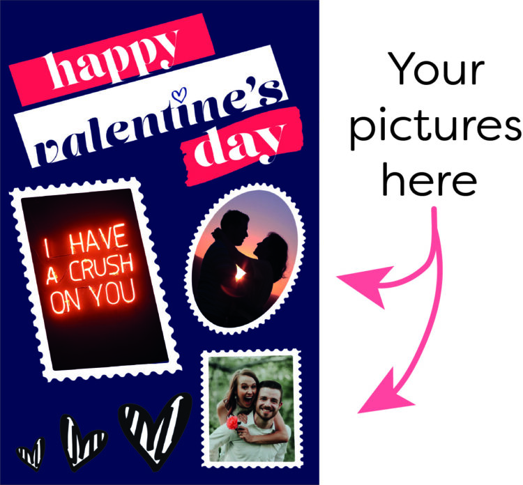 Valentines Card 2 Mega Card Photo